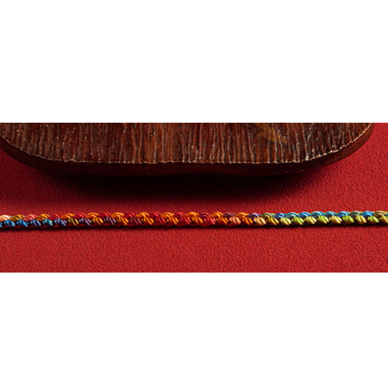 KarmaRipple's "May you be blessed with peace and safety in all four seasons" Fortunate Multicolored Bracelet p13