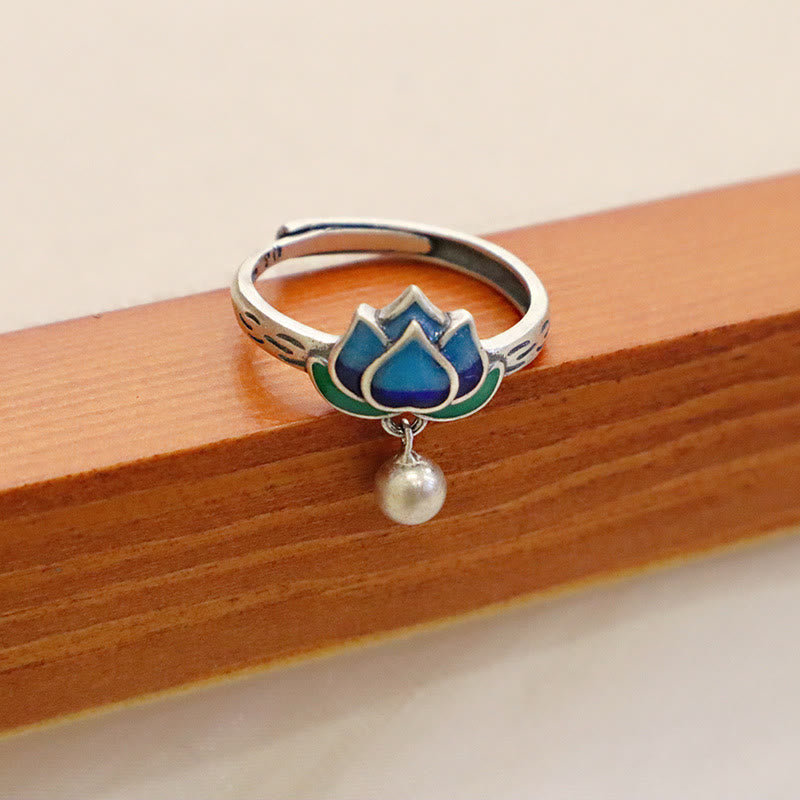KarmaRipple's Lotus Flower Pattern Enlightenment Ring p5