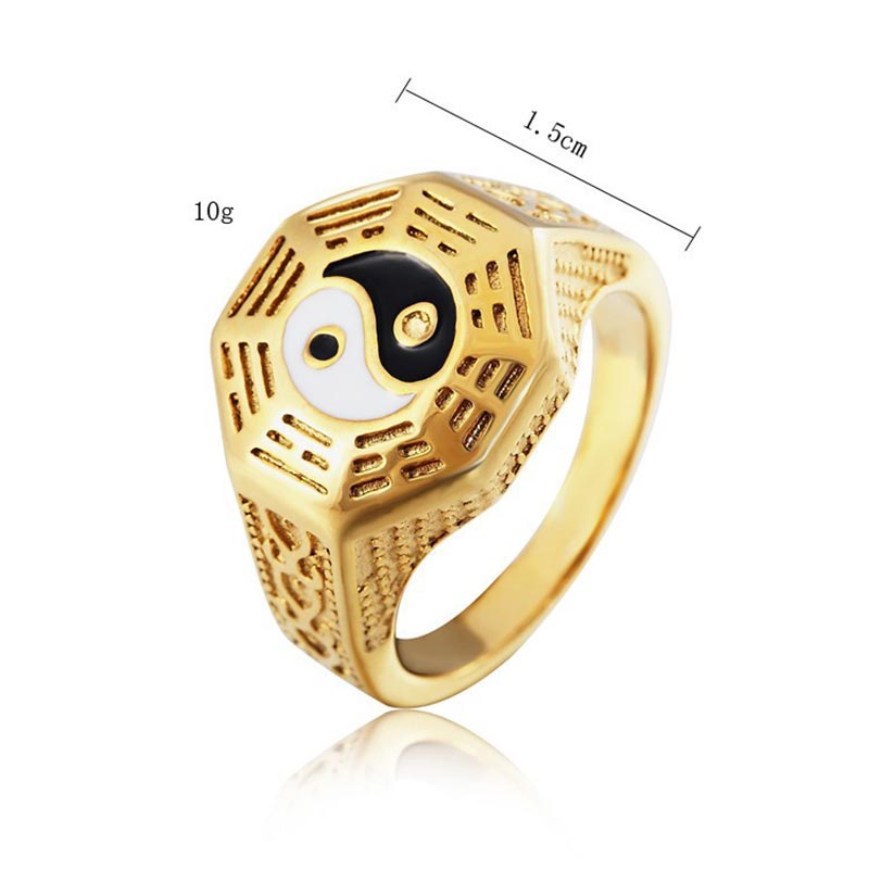 KarmaRipple's Yin Yang Symbol Bronze Fortune Ring p4