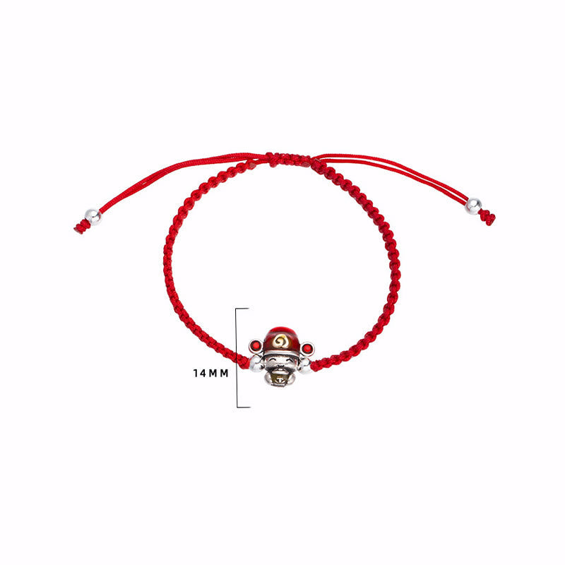KarmaRipple's God of Wealth Handmade Thread Fortune Strength Braid Bracelet p6