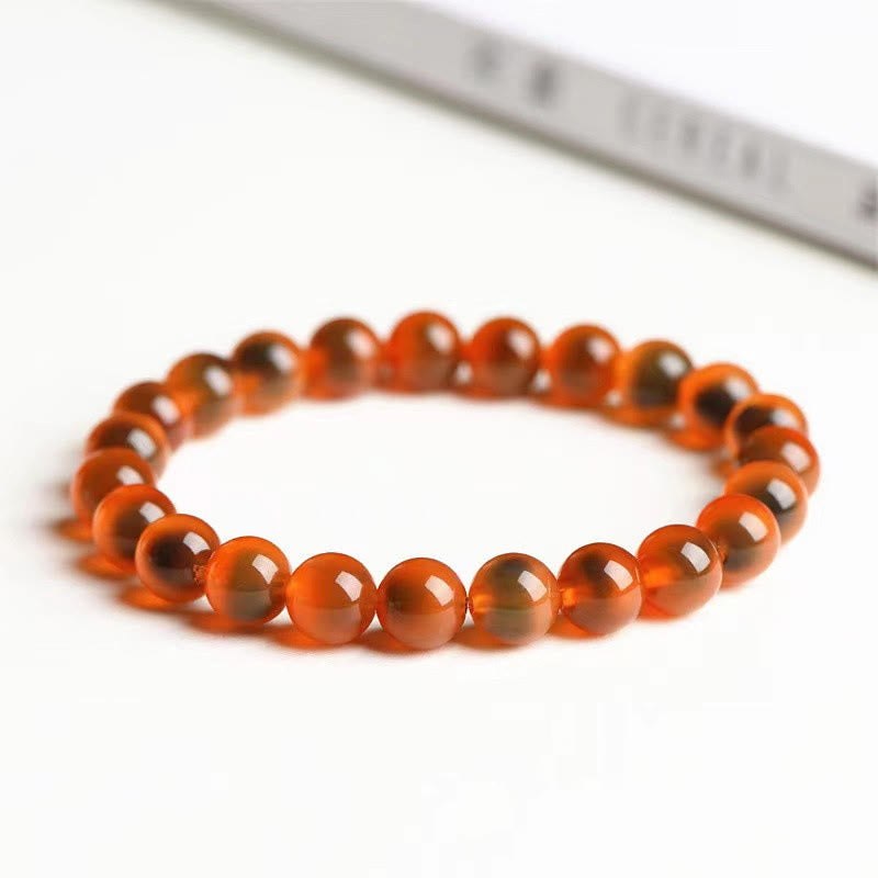 KarmaRipple's Authentic Colorful Candy Agate Balance Strength Bead Bracelet p29