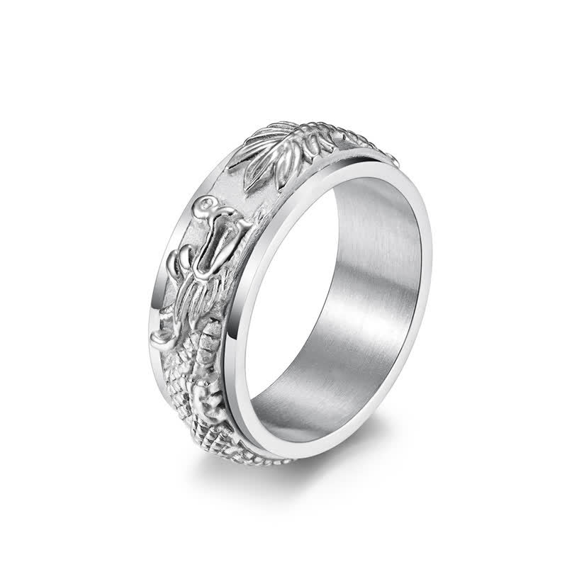 KarmaRipple's Dragon Titanium Steel Stimulation Rotatable Ring ( p3