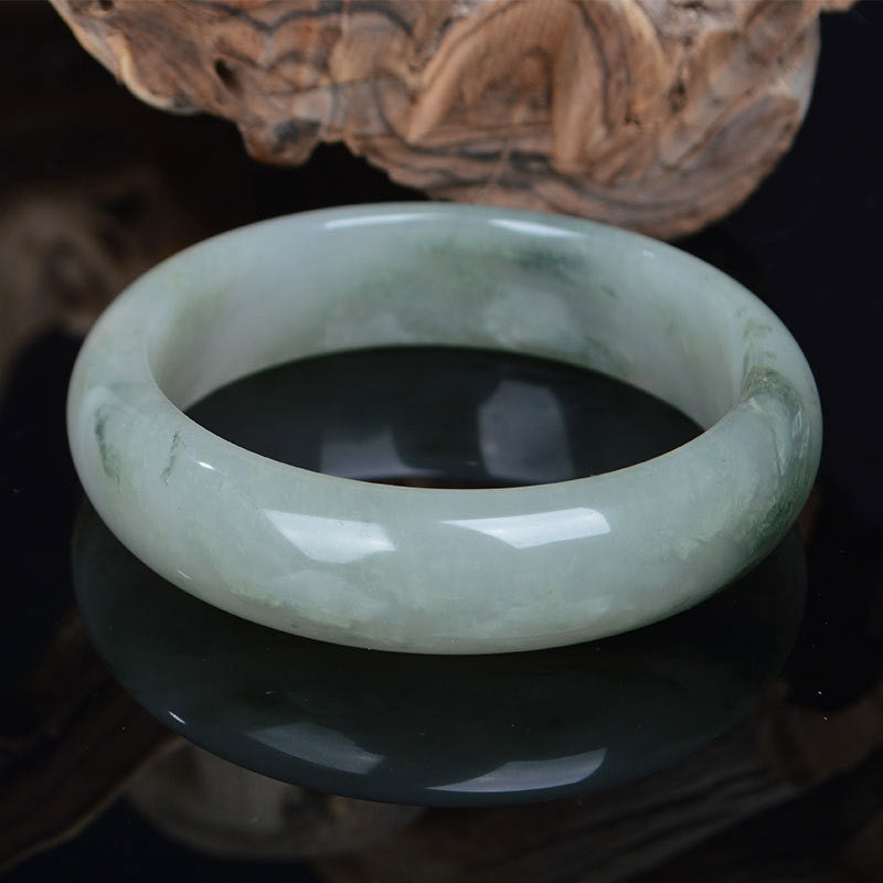 KarmaRipple's Authentic Jade Fortune Balancing Bangle Bracelet p6