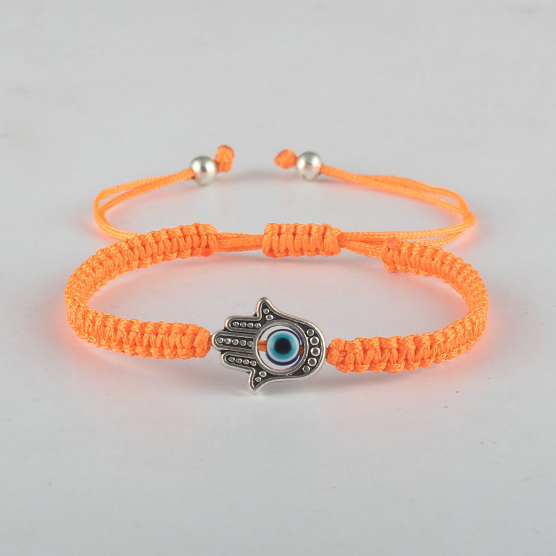 KarmaRipple's Handmade Hamsa Symbol Protection Fortune String Bracelet p11