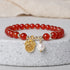 Red Agate Fu Character Dragon(Wrist Circumference 14-16cm)