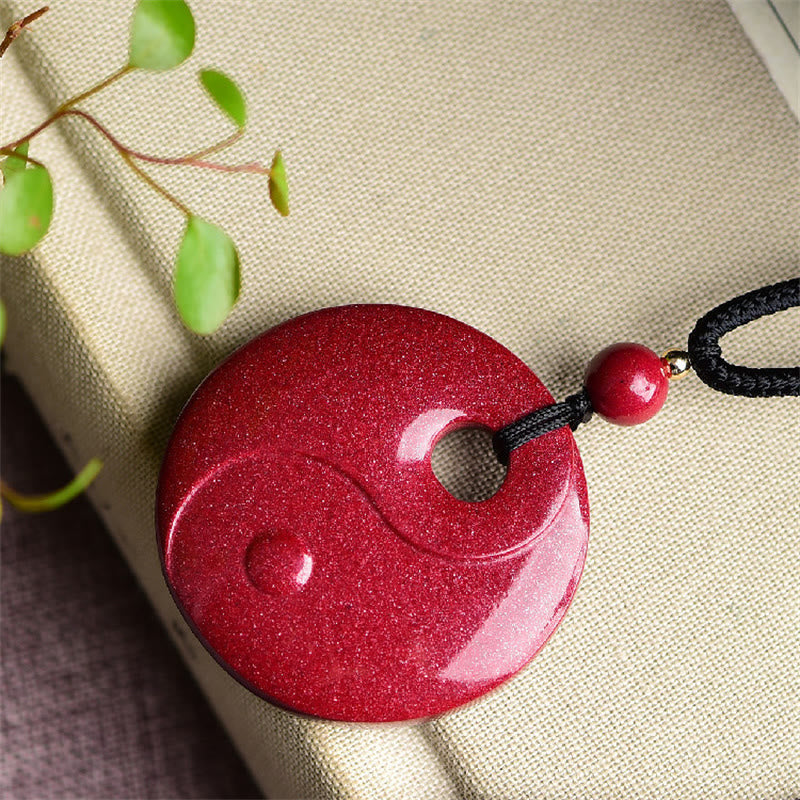 KarmaRipple's Laughing Buddha Yin Yang Chinese Zodiac Gourd Authentic Cinnabar Blessing Pendant Necklace p12