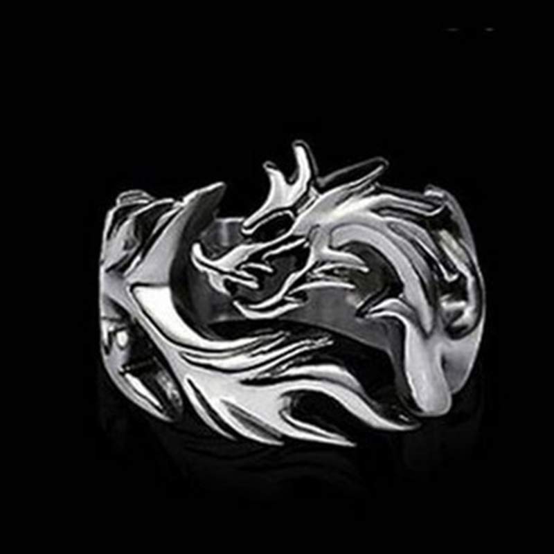 KarmaRipple's Dragon Pattern Protection Strength Adjustable Ring p10