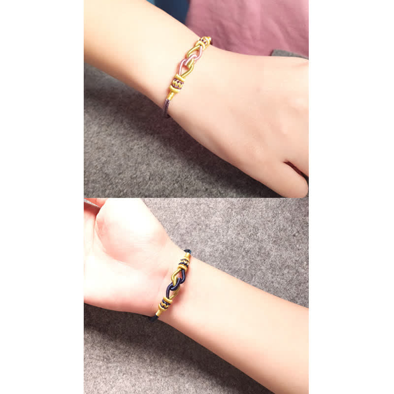KarmaRipple's Handmade Knotting Faith Strength Braid String Bracelet p14