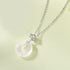 Ginkgo Leaf Chalcedony Silver