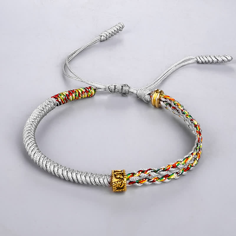KarmaRipple's Om Mani Padme Hum Protection Fortune String Bracelet p19