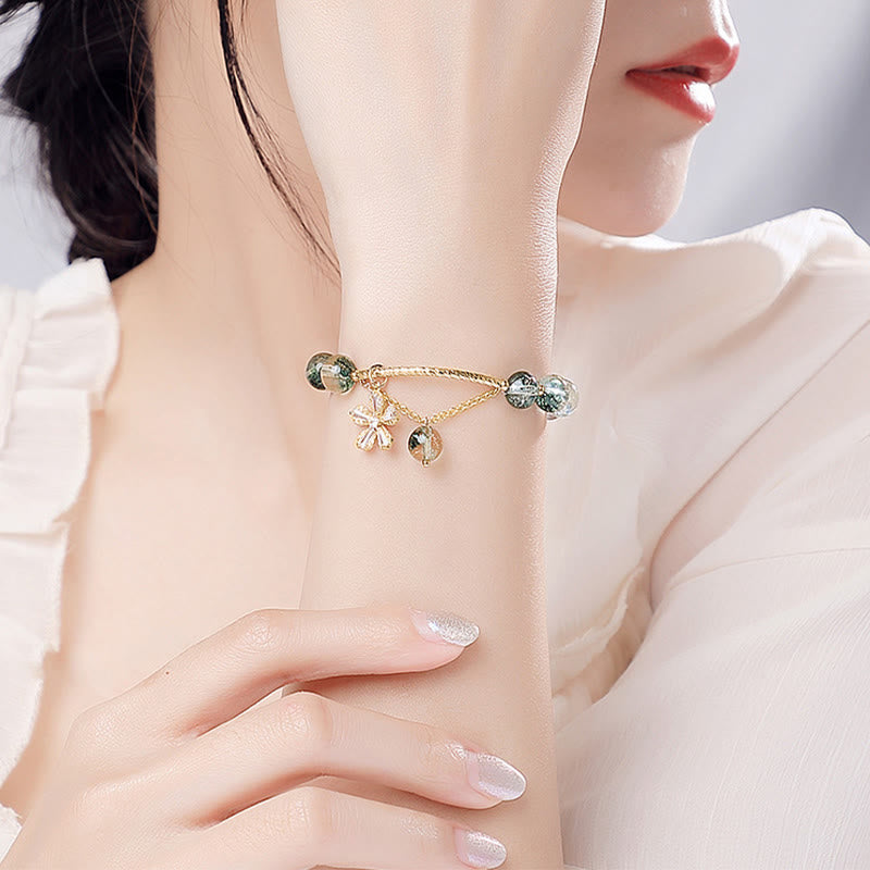 KarmaRipple's Green Phantom Gemstone Confidence Talisman Bracelet p19