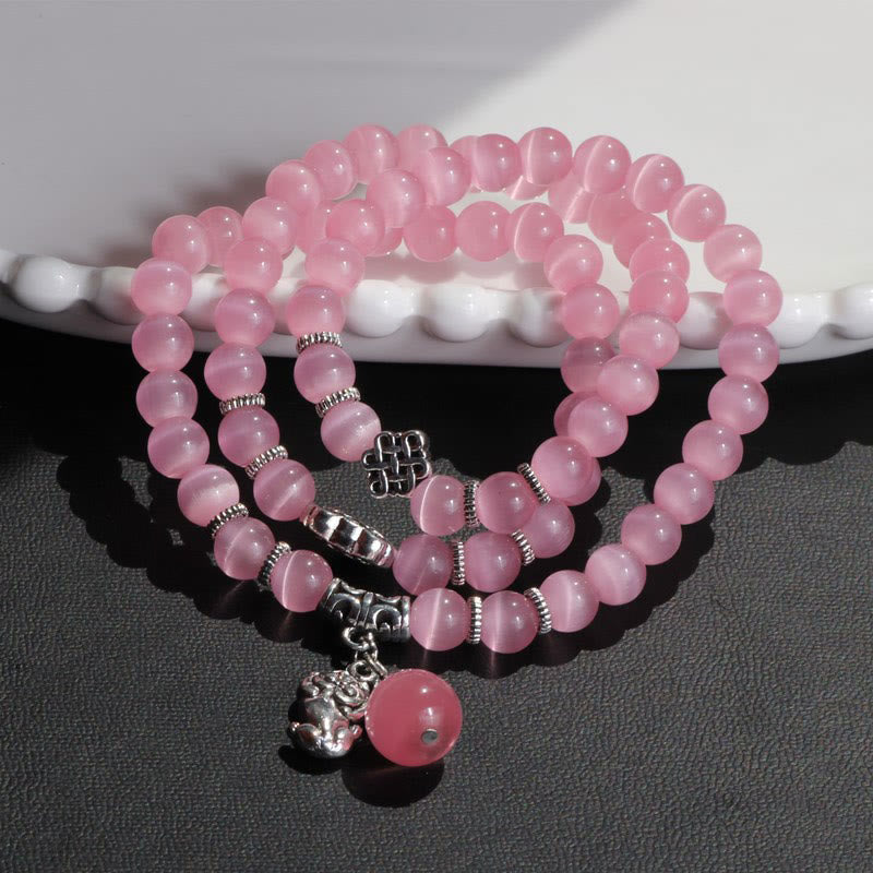 KarmaRipple's Cat Eye PiXiu Support Triple Wrap Bracelet p5