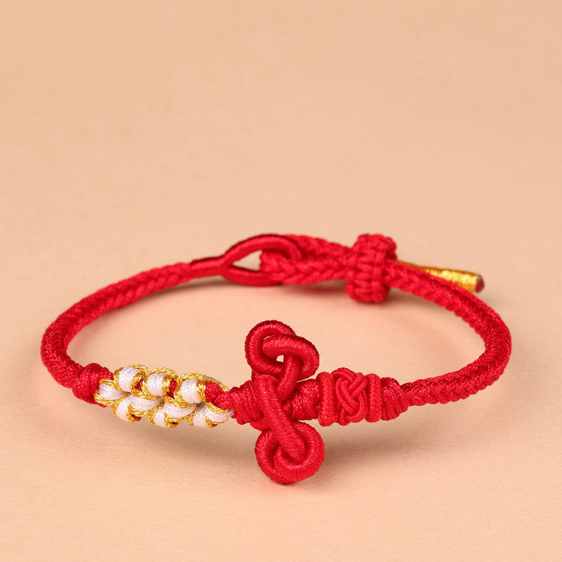 KarmaRipple's Handmade Wenchang Weave Fortune Strength Woven Rope Bracelet p14