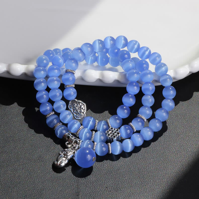 KarmaRipple's Cat Eye PiXiu Support Triple Wrap Bracelet p21
