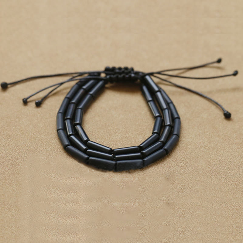 KarmaRipple's Black Onyx Bead Support Protection Bracelet p5