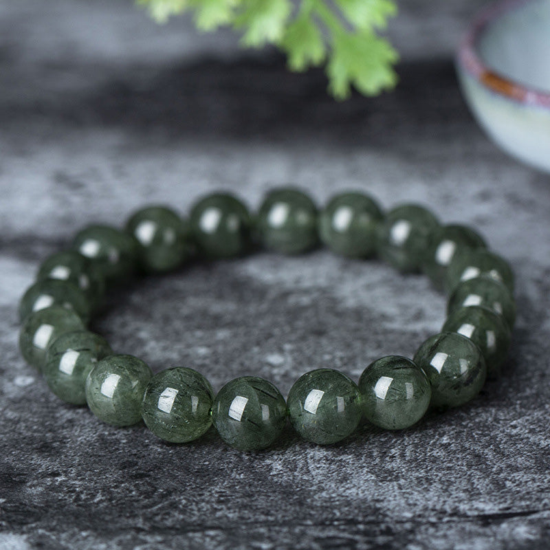 KarmaRipple's Authentic Green Gemstone Blessing Wealth Bracelet p2