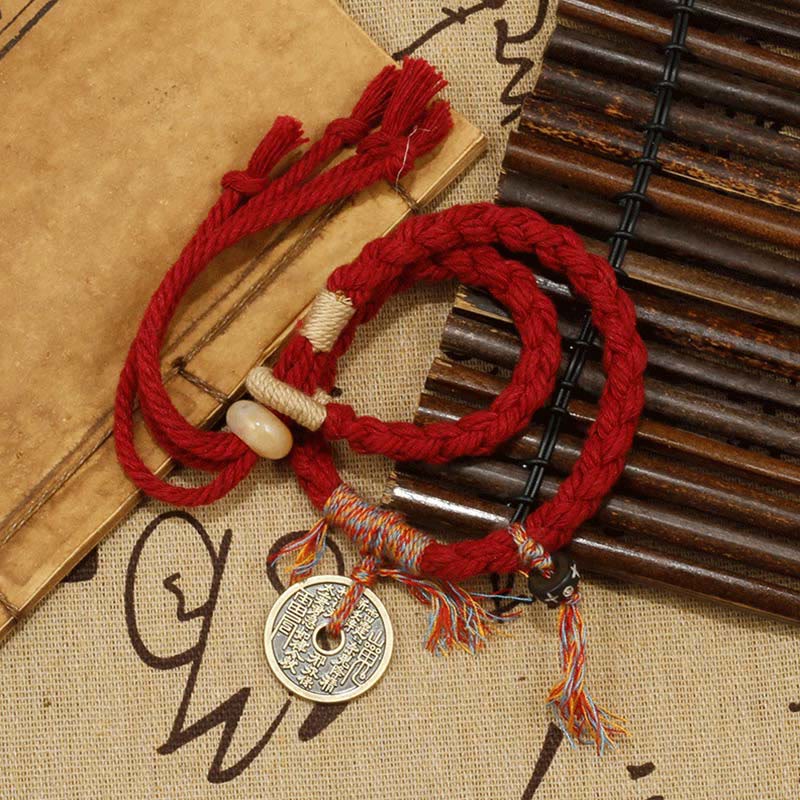 KarmaRipple's Mountain Ghosts Spend Money Ward Off Evil Spirits Handmade Bracelet p4