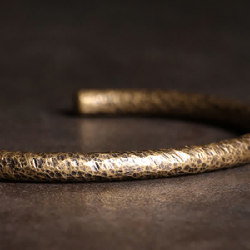 KarmaRipple's Rustic Design Bronze Balance Adjustable Cuff Bracelet p13