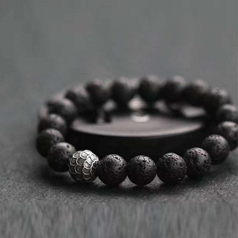 KarmaRipple's Lava Rock Fish Scales Bead Balancing Bracelet p4