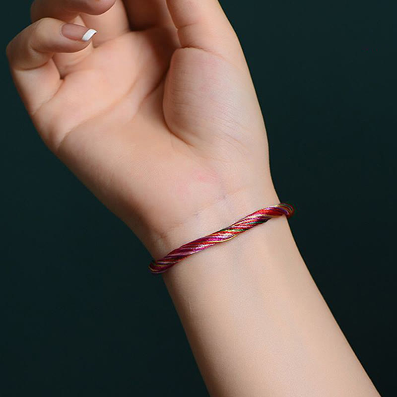 KarmaRipple's Tibetan Handmade Five Colorful Thread Dragon Boat Festival Protection Adult Child String Bracelet p4