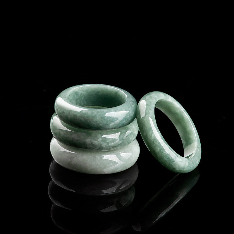 KarmaRipple's Authentic Jade Abundance Balancing Ring p10