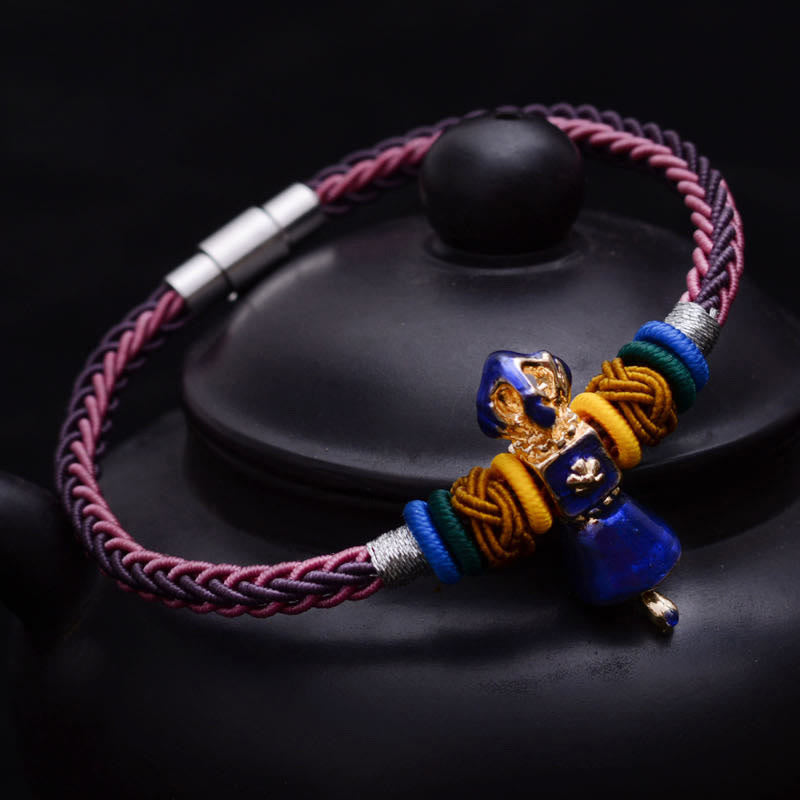 KarmaRipple's Tibetan Handmade Dorje Vajra Strength Eight Threads String Bracelet p2