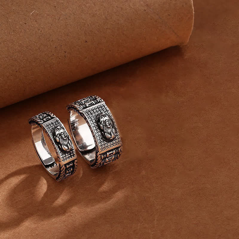KarmaRipple's Fortunate FengShui PiXiu Wealth Prayer Wheels Pair Ring p8