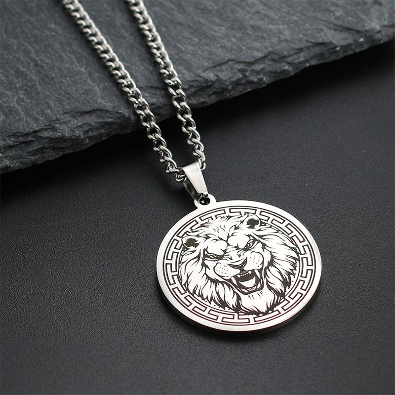 KarmaRipple's Animal Titanium Steel Chain Pendant Protection Necklace p20
