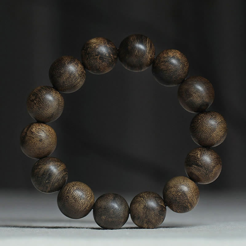 KarmaRipple's Nine Points Sinking Water Vietnam Hoi An Agarwood Peace Strength Bracelet p27