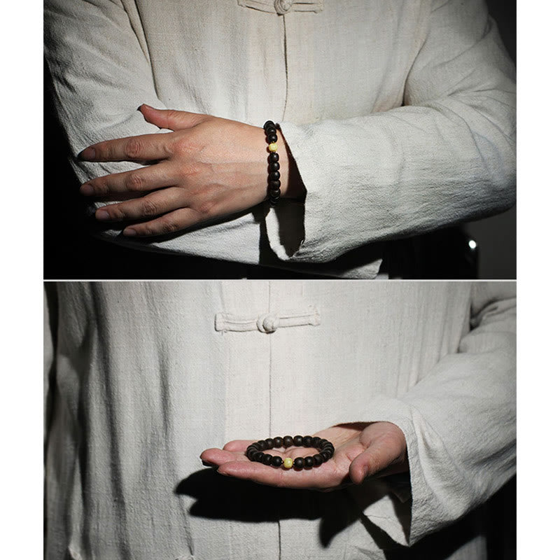 KarmaRipple's Rare Brunei Agarwood Amber Balance Peace Calm Bracelet p17