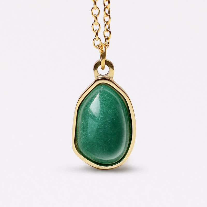 KarmaRipple's Authentic Green Aventurine Amethyst Rose Quartz Blessing Pendant Necklace p21