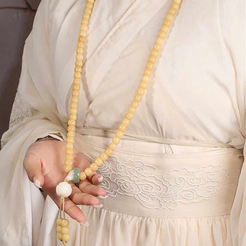 KarmaRipple's Authentic Bodhi Seed Lotus Dzi Bead Peace Balance Talisman Bracelet p13