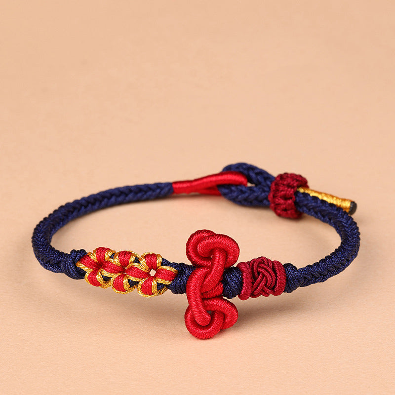 KarmaRipple's Handmade Wenchang Weave Fortune Strength Woven Rope Bracelet p4