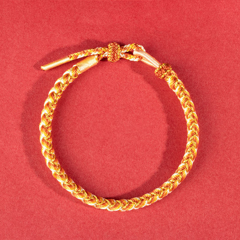 KarmaRipple's Handmade Year Of The Dragon Scale Protection Rope Bracelet p4
