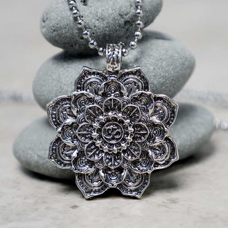 KarmaRipple's Tibetan Lotus Blessing Pendant Necklace p11
