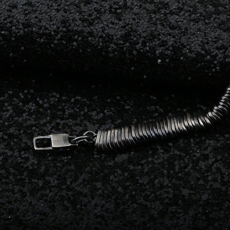 KarmaRipple's 925 Sterling Silver Vintage Twisted Design Wealth Balancing Chain Bracelet p3