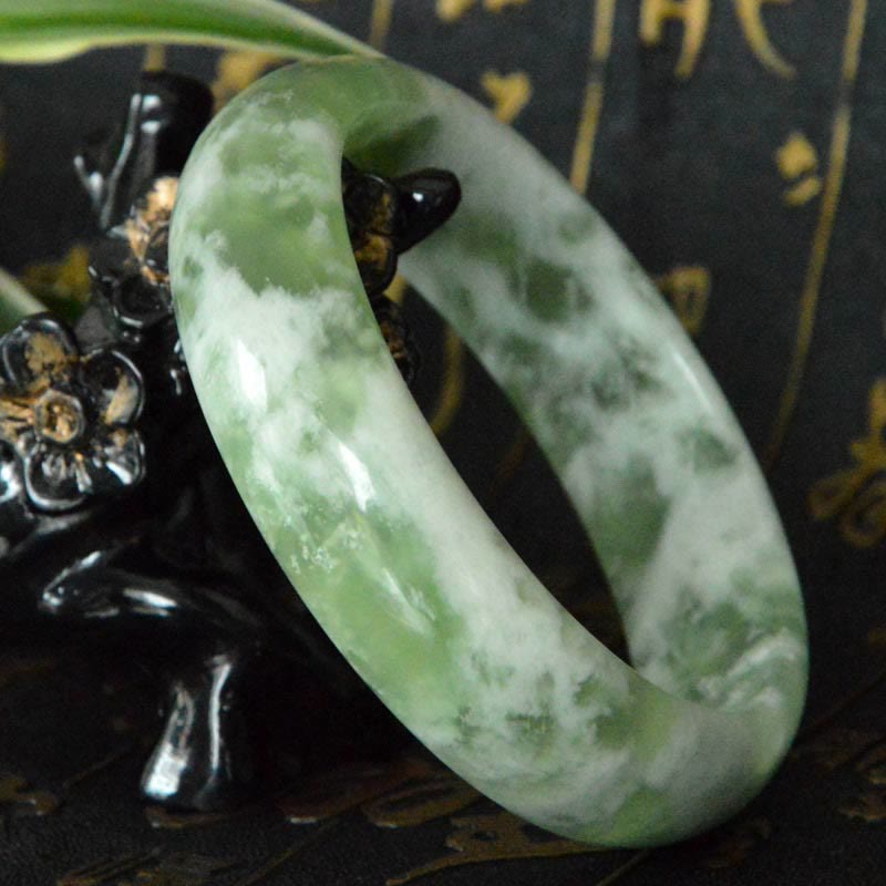 KarmaRipple's Authentic Jade Fortune Prosperity Bracelet Bangle p2