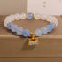 White Agate Aquamarine(Wrist Circumference: 14-18cm)
