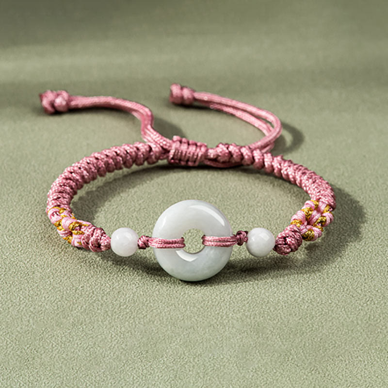 KarmaRipple's Jade Fortune Abundance Red String Bracelet p3