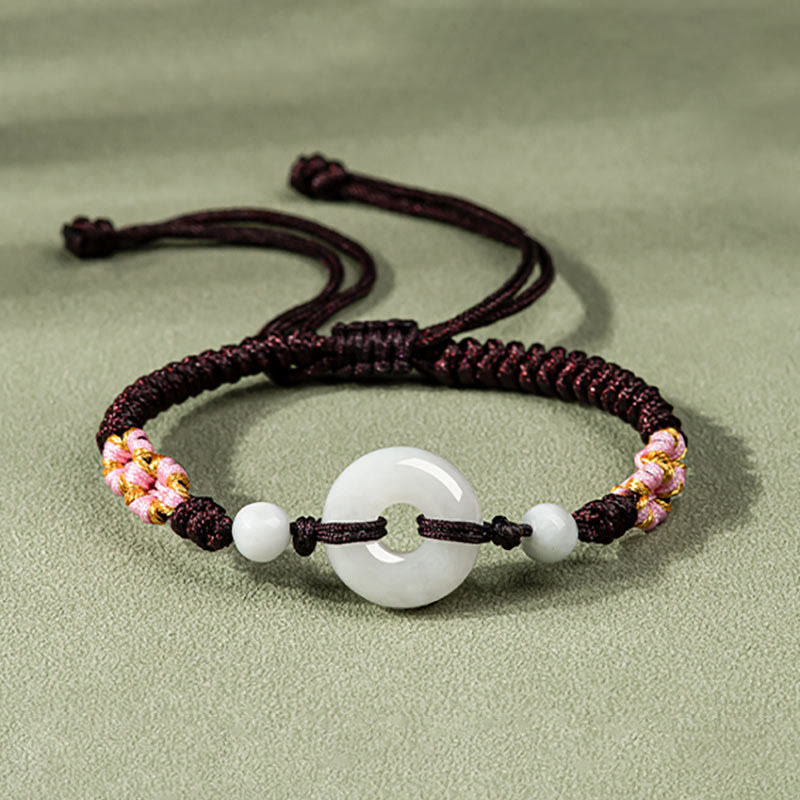 KarmaRipple's Jade Fortune Abundance Red String Bracelet p6