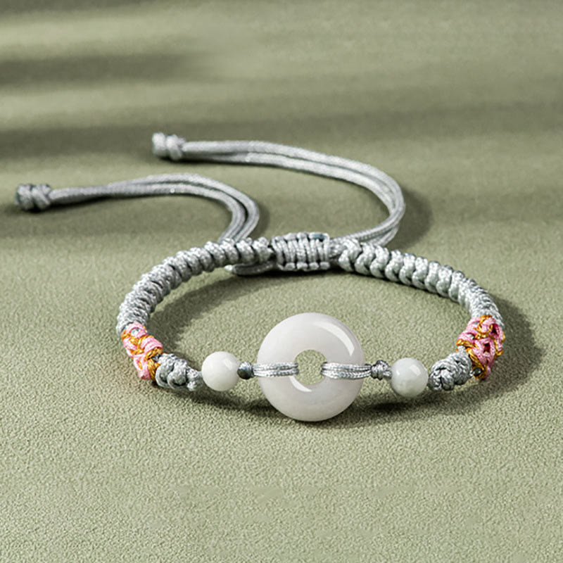 KarmaRipple's Jade Fortune Abundance Red String Bracelet p5
