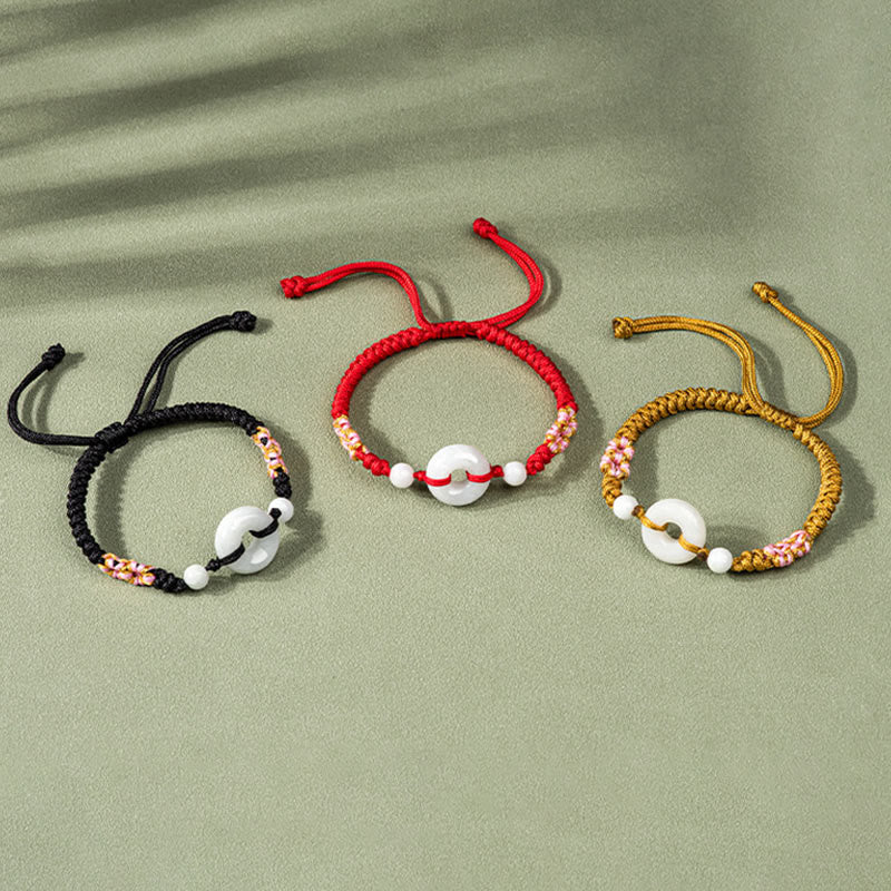 KarmaRipple's Jade Fortune Abundance Red String Bracelet p18