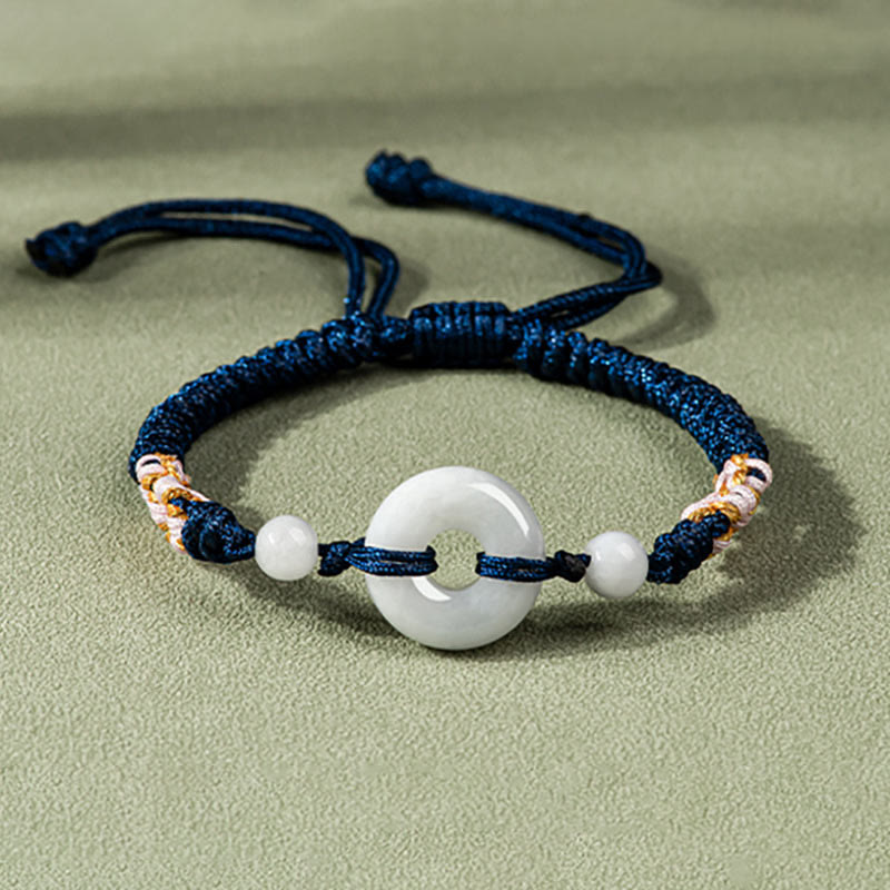 KarmaRipple's Jade Fortune Abundance Red String Bracelet p25