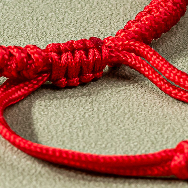 KarmaRipple's Jade Fortune Abundance Red String Bracelet p10