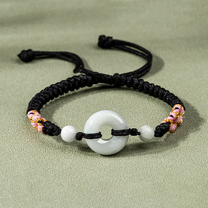 KarmaRipple's Jade Fortune Abundance Red String Bracelet p2