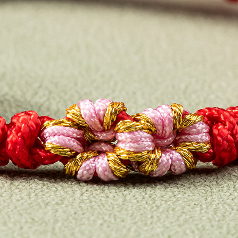 KarmaRipple's Jade Fortune Abundance Red String Bracelet p12