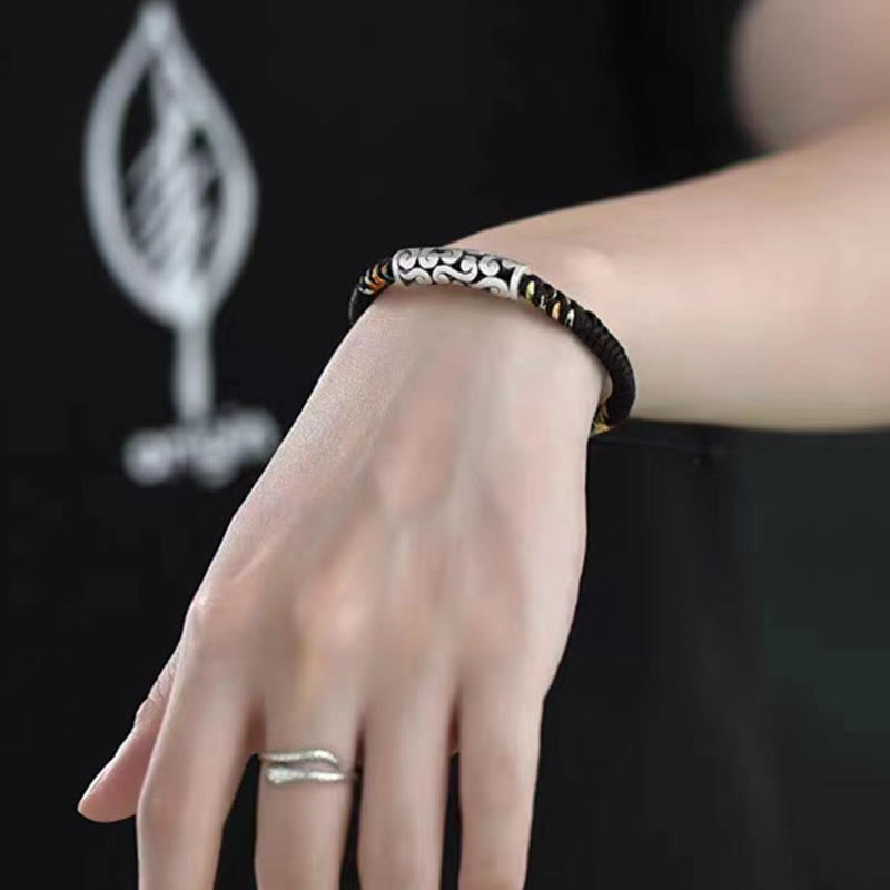 KarmaRipple's Bronze Auspicious Clouds Fortune String Bracelet p8