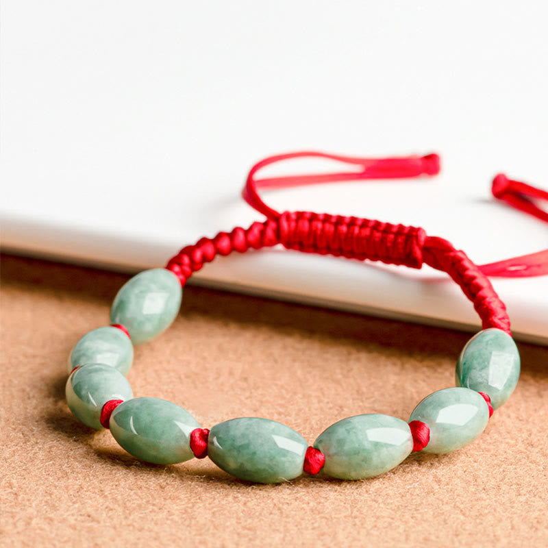 KarmaRipple's Jade Fortune Red String Bracelet p10