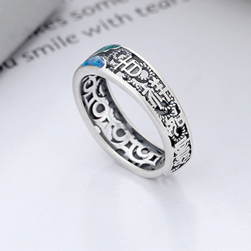 KarmaRipple's 925 Sterling Silver Koi Fish Lotus Fortune Everything Goes Well Ring p4