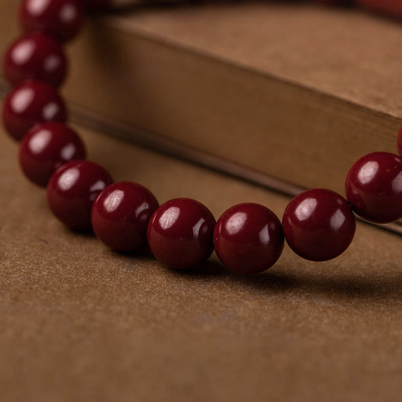 KarmaRipple's Authentic Cinnabar Heart Sutra Blessing Bracelet p6